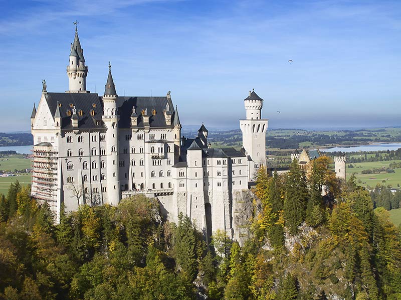 Schloss Neuschwanstein in Bayern