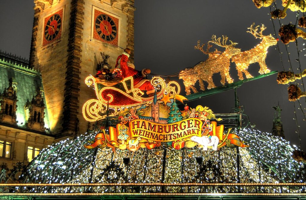 Hamburger Weihnachtsmarkt am Rathaus