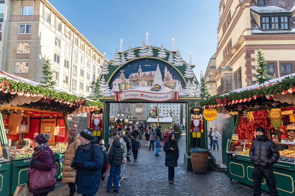 Leipziger Weihnachtsmarkt am Rathaus