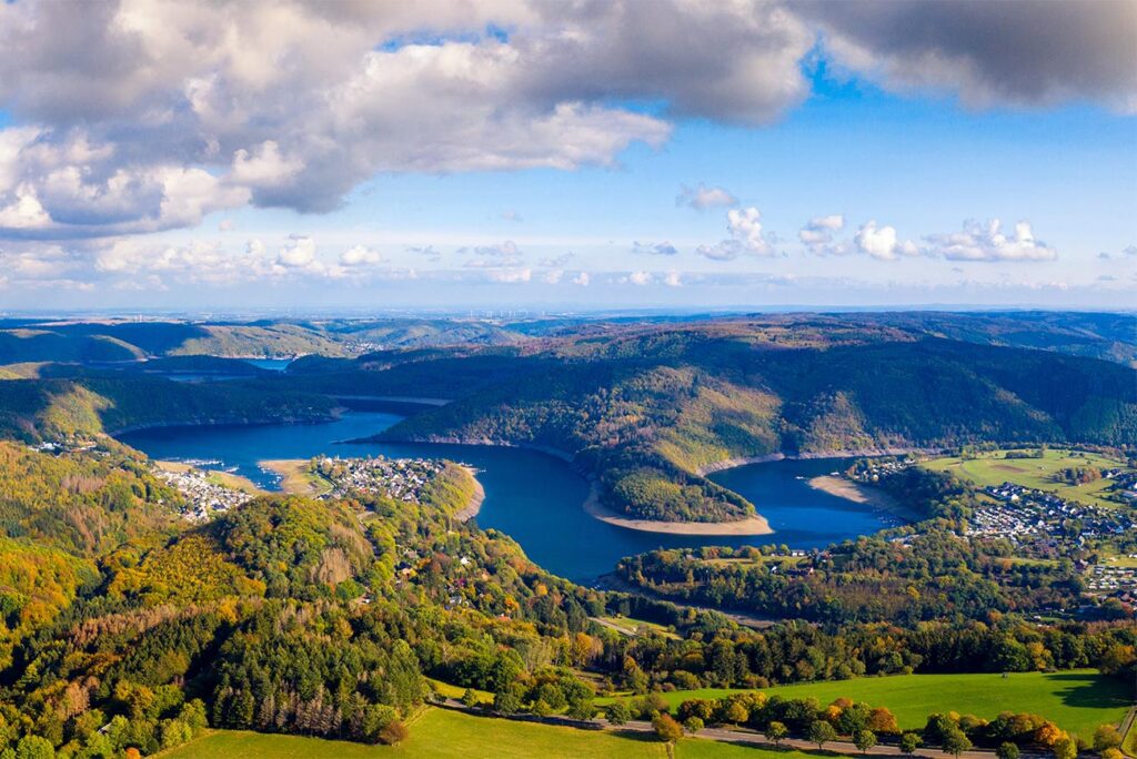 Rursee im Nationalpark Eifel