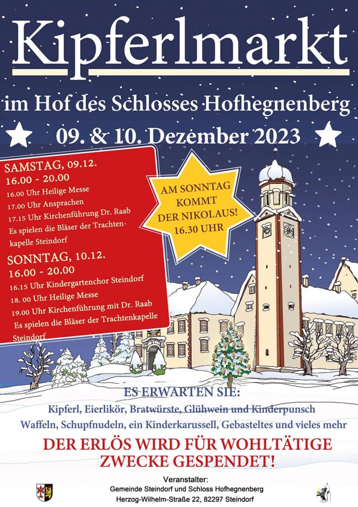 Plakat Schloss Hofhegnenberg