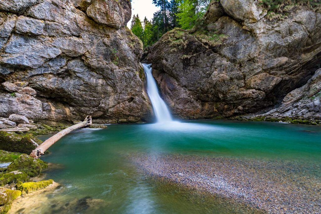 Buchenegger Wasserfall in Bayern