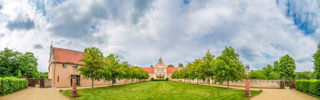 Darmstadt Jagdschloss Kranichstein Panorama
