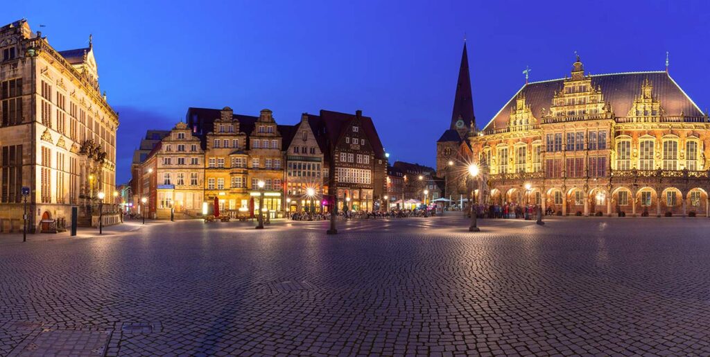 bremen bei nacht