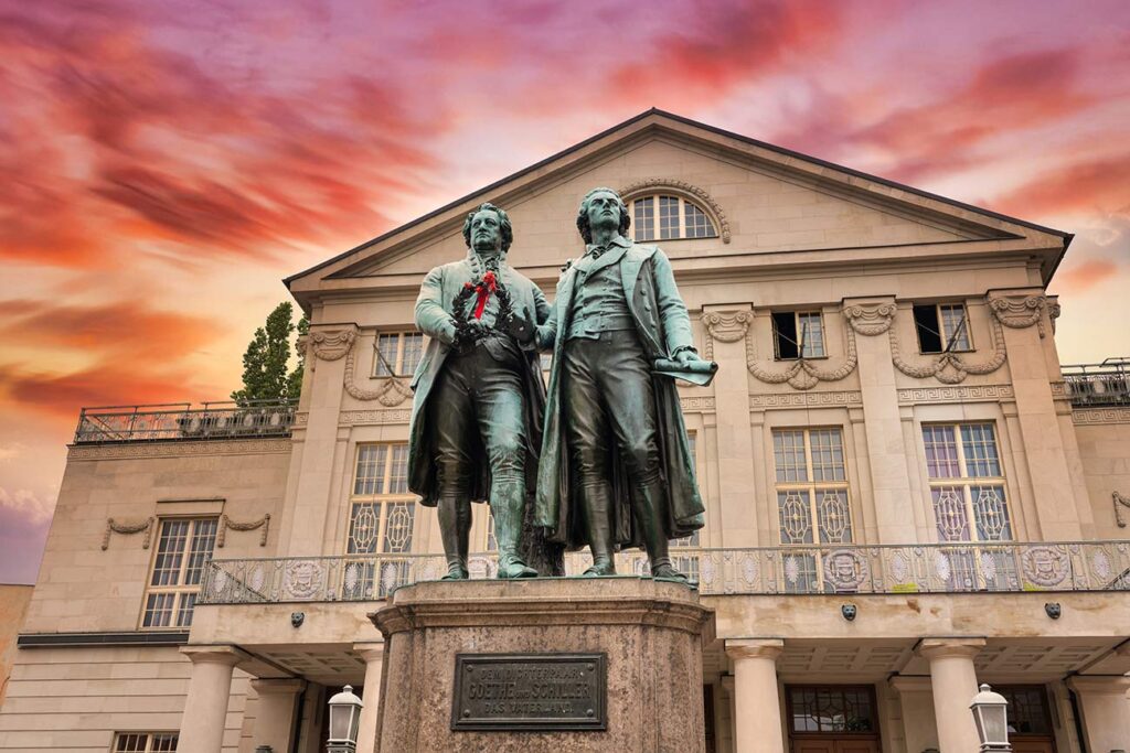 goethe und schiller in weimar