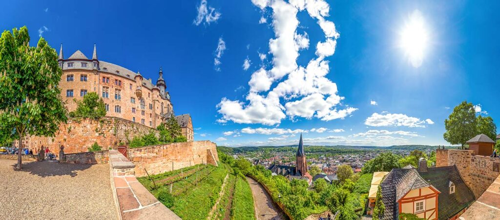 landgrafenschloss marburg panorama
