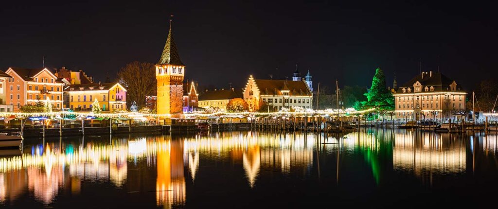 Lindau bei Nacht