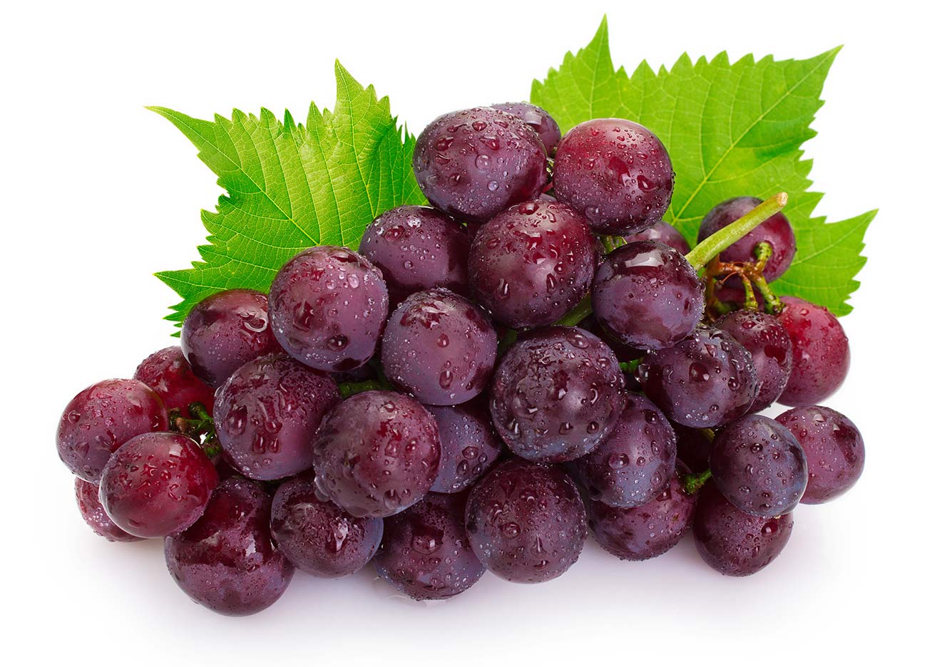 Rote Weintrauben