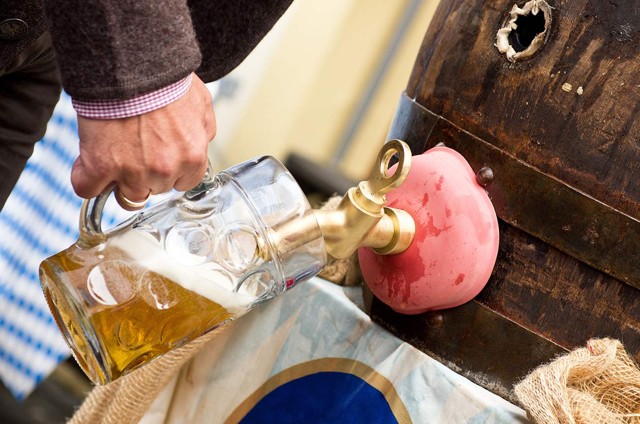 bier anzapfen