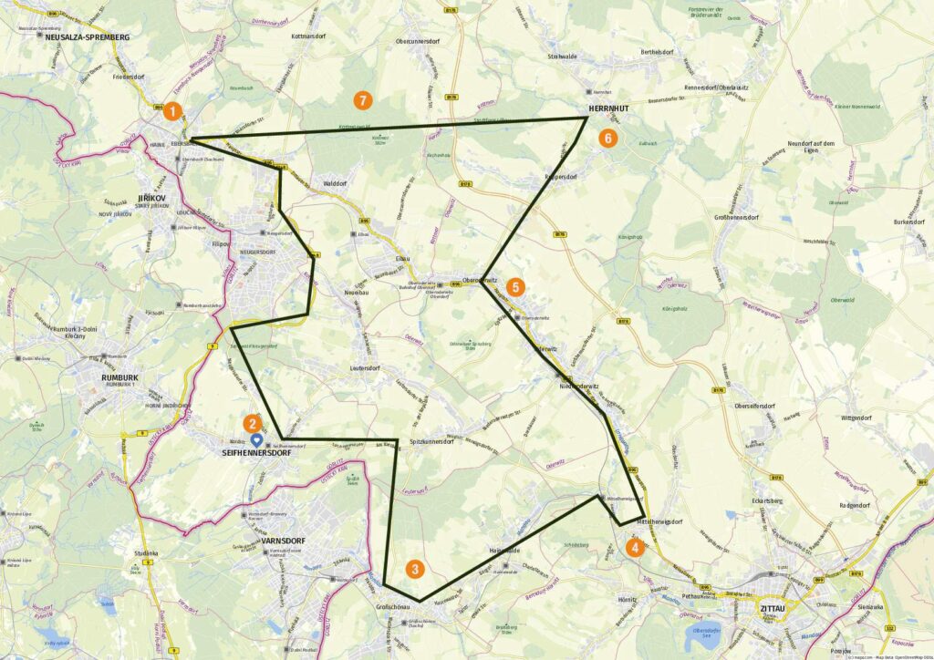 Deutsche Fachwerkstrasse: Oberlausitzer Umgebindehausstraße