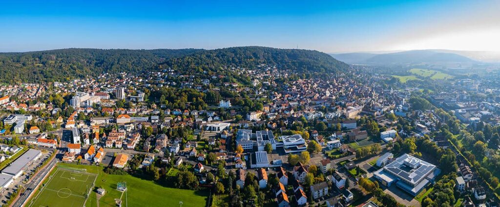 Luftaufnahme von Gelnhausen