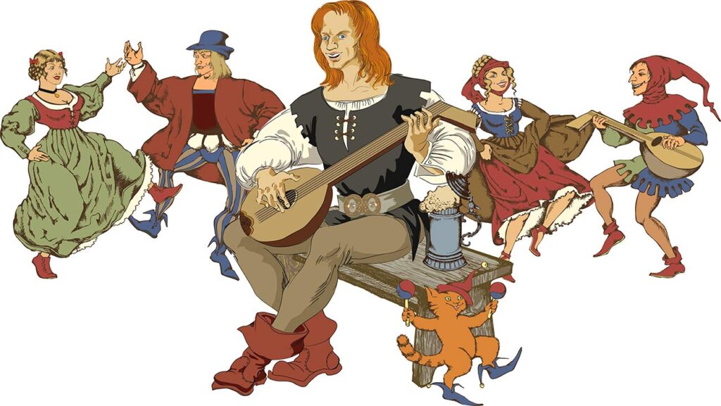 mittelalter spielleute gaukler