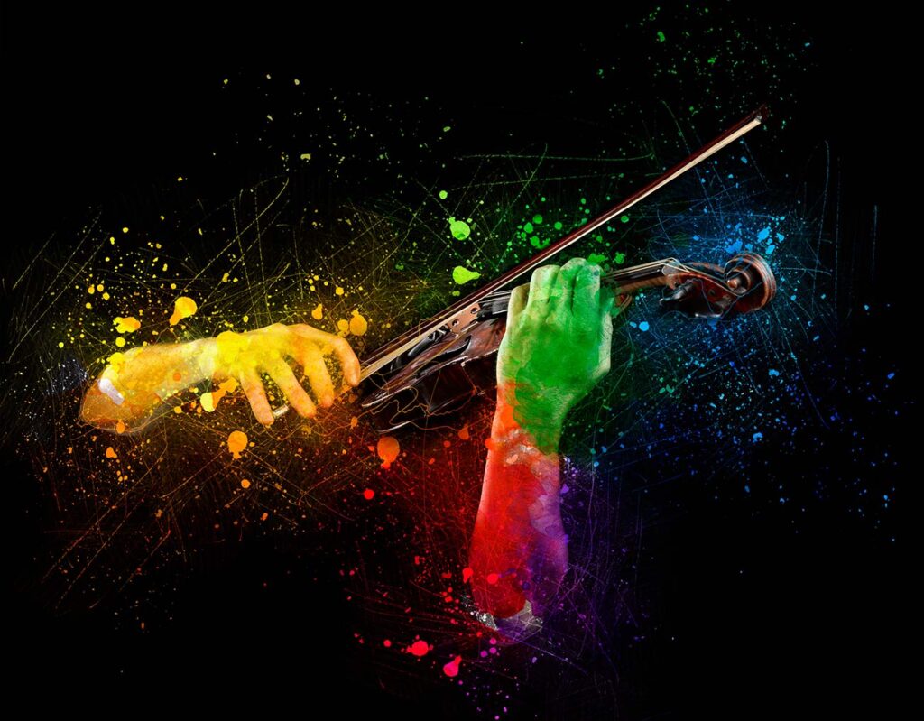 musik geige violine farbe