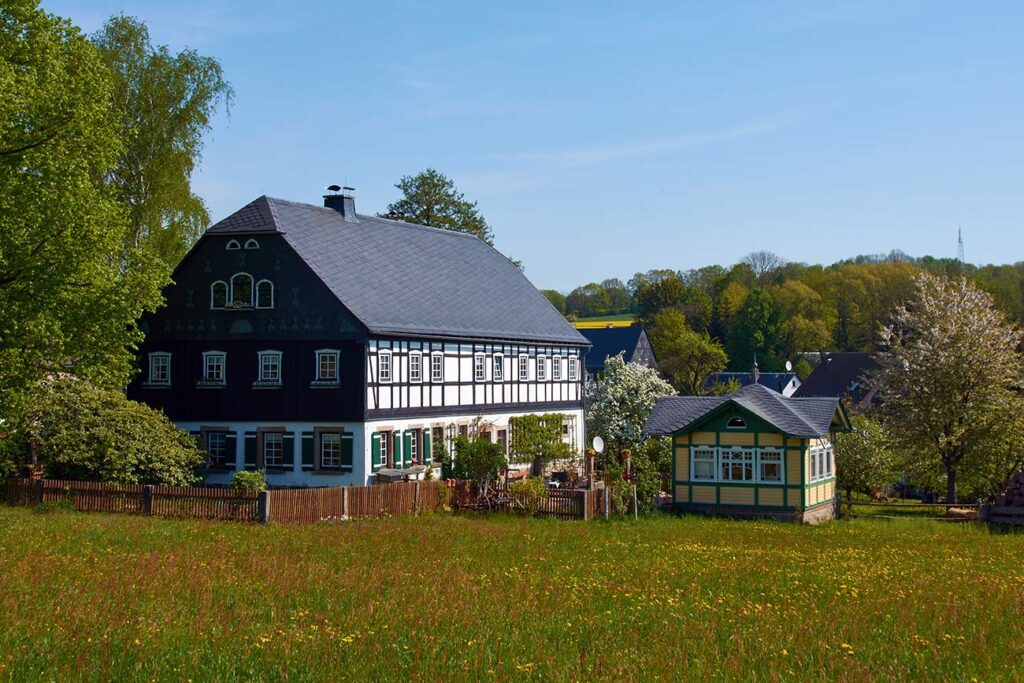 umgebindehaus in der Lausitz