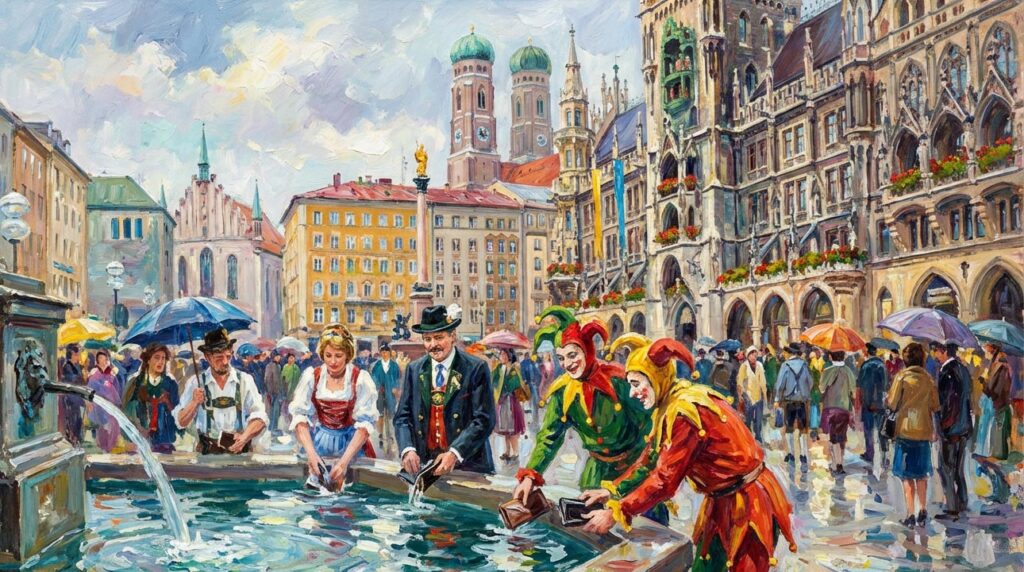 Fasching - Geldbeutelwaschen in München