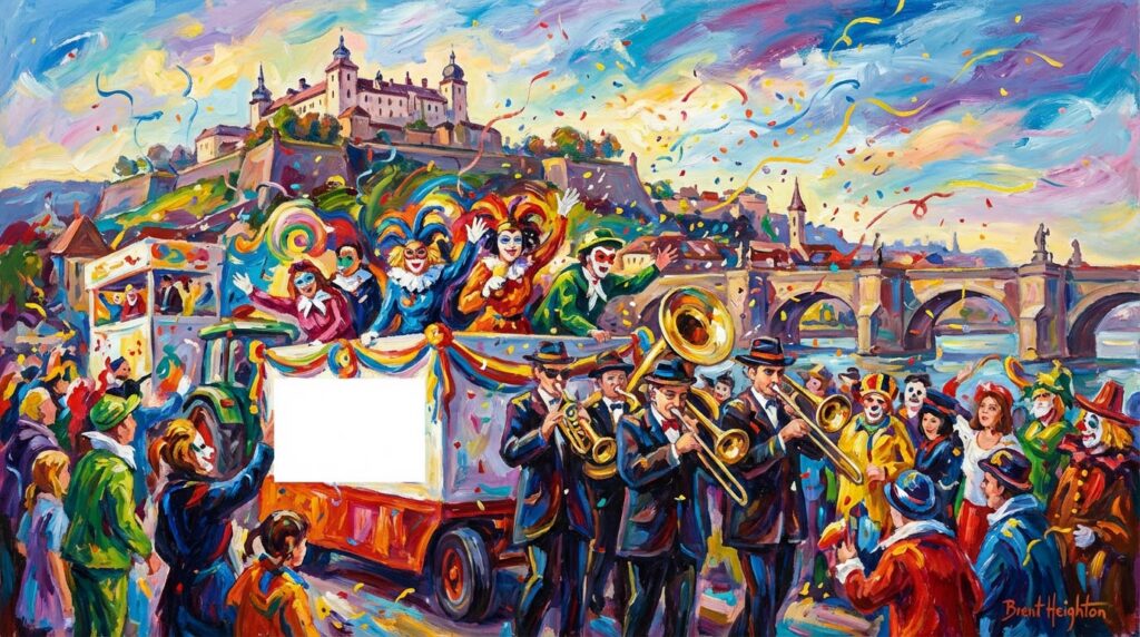 Faschingsumzug in Würzburg