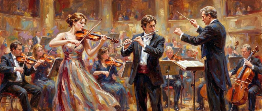 Konzert Violine Flöte