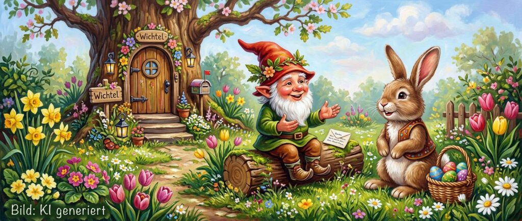 Osterwichtel und Osterhase