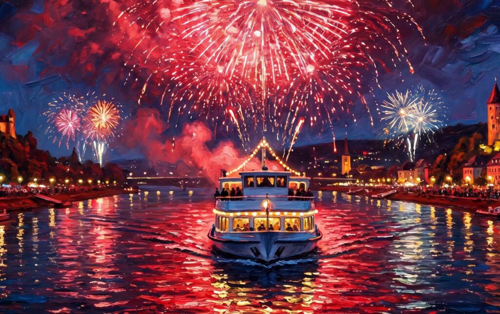 Rhein in Flammen