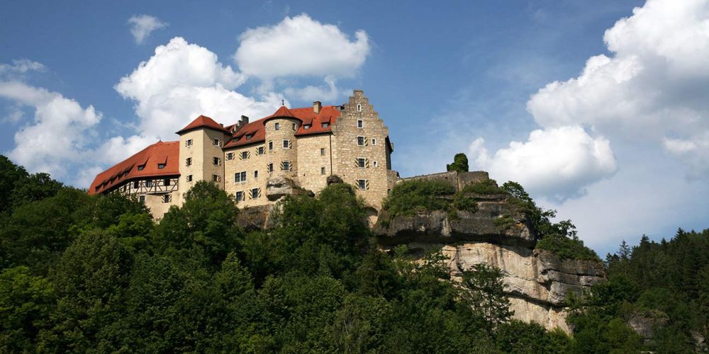 Mittelaltermarkt auf Burg Rabenstein in Bayern