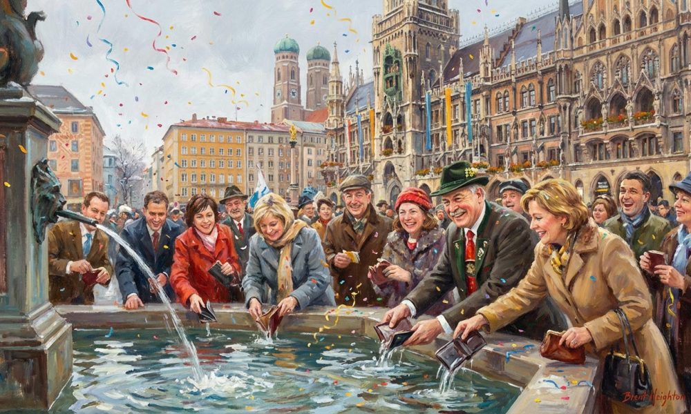 Fasching - Geldbeutelwaschen in München