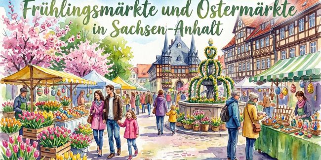 Ostermärkte Frühlingsmärkte in Sachsen-Anhalt 2026