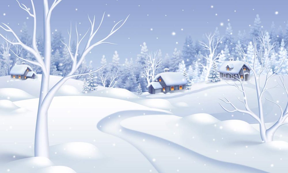 Schnee Landschaft