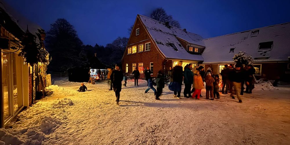 Adventsmarkt auf dem Posthof bei Rendsburg