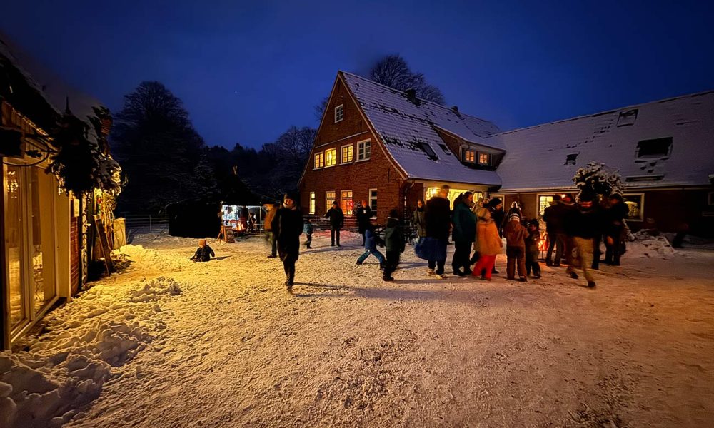 Adventsmarkt auf dem Posthof bei Rendsburg