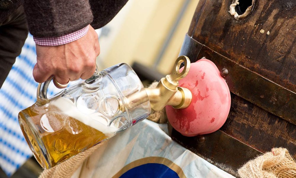 bier anzapfen